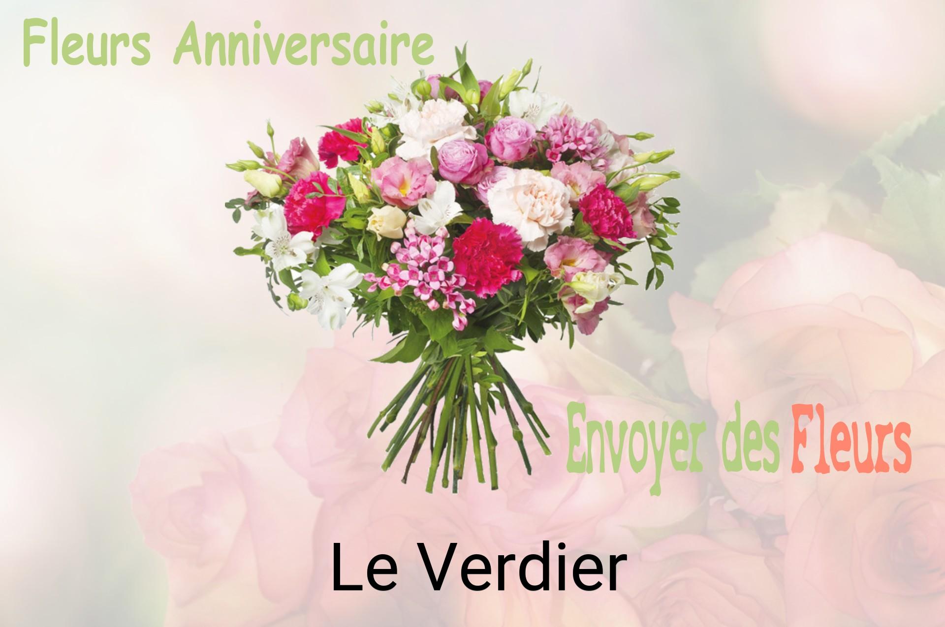 Bouquet de fleurs d’anniversaire livré à Le Verdier