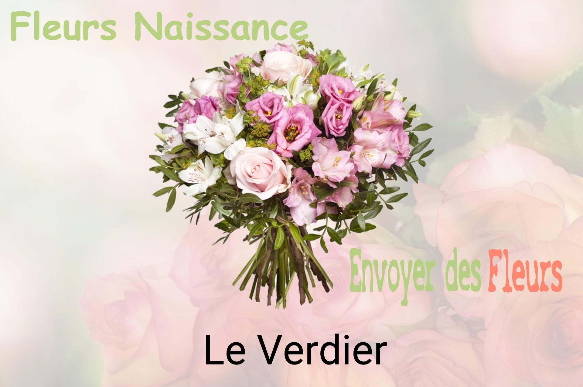 Bouquet de fleurs de naissance livré à Le Verdier